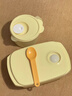 特百惠（Tupperware）微波460ml水晶汤碗可加热学生上班族便携野餐露营饭盒单个 天空蓝 实拍图