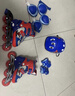 迪士尼（Disney）轮滑鞋儿童溜冰鞋男女童滑冰旱冰鞋速滑鞋初学蜘蛛侠送礼物 实拍图