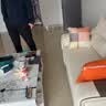 派町 沙发床现代简约小户型多功能客厅折叠两用沙发床猫爪皮卧室 外径1.6米可储物附带无线充 高密度海绵版(猫爪皮） 实拍图