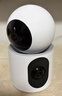 鸿蒙智选海雀500万+500万双摄监控摄像头家用器360度无死角带夜视双镜头双画面门口室内安防看护双雀Max白 实拍图