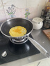 炊大皇炒锅304不锈钢有钛炒菜锅煎锅平底不粘炒锅32cm 可立可视盖不挑灶 实拍图