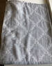 金号无捻柔软吸汗透气枕巾 菱形块枕头巾 单条装 浅灰色 78*52cm 126g 实拍图
