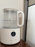海尔恒温电热水壶1.5L 速热烧水壶煮茶壶冲泡奶粉调奶器 保温除氯不锈钢加热盘电热水壶H207白色 实拍图