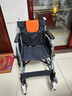 鱼跃(yuwell)轮椅H050钢管升级加固可折叠老人轮椅车老年轻便折叠轮椅 实拍图