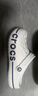 CROCS卡骆驰贝雅卡骆班洞洞鞋轻便耐磨拖鞋一脚蹬休闲鞋|205089 白/深蓝-126 39 (240mm) 实拍图