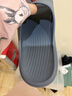 京东京造【3.5cm踩屎感】eva厚底拖鞋男士防臭休闲凉拖鞋 碳灰 40-41 实拍图