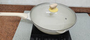 炊大皇炒锅 麦饭石色聚油不粘锅多功能少油烟炒菜锅平底32cm 电磁炉通用 实拍图