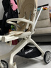 SMARTSTROLLER遛娃神器婴儿推车可坐可躺轻便折叠双向高景观0-6岁用宝宝溜娃车 香槟白(铝合金车架+3D舒适透气) 实拍图