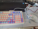 狼蛛（AULA）S99无线蓝牙有线三模键盘机械手感 游戏电竞专用 99键 RGB背光拼色静音键盘鼠标套装mac电脑键盘 S99烟雨蓝【三模/RGB】+RGB无线鼠标 实拍图