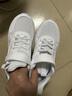 361°童鞋 儿童跑鞋25春秋男女童3-14岁缓震校园小白鞋 白33 实拍图