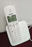 飞利浦（PHILIPS）无绳电话机 无线座机 子母机 办公家用 屏幕白色背光 持久待机 DCTG186白色 实拍图