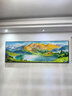 墨派客厅装饰画现代简约沙发背景墙壁画背有靠山超大尺寸横幅山水挂画 聚宝盆A款 180x60cm(适合2.2米沙发)晶瓷 实拍图
