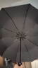 天堂 全自动雨伞三折 10骨加固一键开收易甩干简约晴雨伞 乌木黑 实拍图