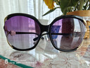 琪妍2018新款太阳镜女圆脸长脸潮 墨镜女方脸舒适 黑色 实拍图