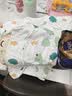 贝瑞加（Babyprints）宝宝连体衣2件装新生儿蝴蝶衣系带纯棉四季款长袖内衣 绿66 实拍图
