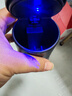 车载烟灰缸个性创意多功能夜光灯带盖汽车车内用品大全实用 黑色led灯款 均码 实拍图