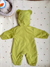 G.duck童装婴儿衣服春秋季2026新款新生儿连体衣兔子刺绣冲锋衣外出服宝 LZ25107绿色 90cm 尺码1~2岁【 80-90cm】 实拍图
