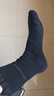 大时代男长袜抗菌运动纯色棉袜黑色商务男袜子纯色长袜秋冬加厚棉袜 3黑3深灰 CW02 均码 （40-47码） 实拍图