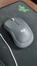 罗技（Logitech）M185鼠标 无线鼠标 办公鼠标 对称鼠标 黑色灰边 带无线2.4G接收器 实拍图