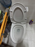 九牧（JOMOO）马桶 家用虹吸式马桶大冲力节水坐便器 防臭瞬冲 易洁抗菌马桶 行业爆款-双旋暴风冲11370-305坑 实拍图