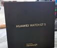 HUAWEI WATCH GT 5 46mm 苍山灰 氟橡胶表带华为智能手表情绪健康助手玄玑感知系统 实拍图