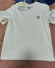 名创优品（MINISO）短袖t恤男士夏季新款重磅纯棉上衣服休闲宽松半袖体恤 浅米 L 实拍图
