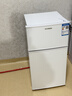HYUNDAI（韩国现代）小冰箱迷你小型家用冷藏冷冻宿舍出租房办公室双开门二门电冰箱节能省电 80L白【行业热卖+日销过百】 实拍图