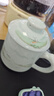 昌南 景德镇陶瓷茶杯雕刻茶水分离办公泡水杯带盖茶具礼盒装 实拍图