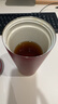 京东京造 保温杯 双饮口咖啡杯【陶瓷内胆-316不锈钢】 红色500ml 实拍图