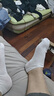 浪莎袜子男纯棉夏季 薄款7A抗菌网眼透气男袜商务休闲男士中筒棉袜 实拍图