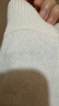 优衣库女装羊绒圆领针织短开衫479672 01 乳白色 XL 实拍图