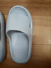 京东京造【3.5cm踩屎感】eva厚底拖鞋男士防臭休闲凉拖鞋 碳灰 44-45 实拍图