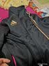 阿迪达斯（adidas）外套男女春季跑步运动立领拉链夹克外套运动服 黑/金 2XL 实拍图