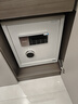 得力保险柜家用型 密码保险箱办公财务专用小型文件柜全钢防盗入墙入柜床头保管柜 曜臻白AE610高45cm 实拍图