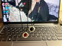 GATMEET平安扣项链999足银转运珠情侣款新中式男女编绳链送女友生日礼物 相思豆平安扣项链 1对 实拍图