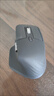 罗技（Logitech）大师系列 MX Master 3S 无线蓝牙鼠标 人体工学 办公 静音鼠标 高端 石墨黑 带无线接收器 实拍图