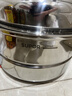 苏泊尔SUPOR 蒸锅真味鲜不锈钢双层复底30cm蒸鱼锅加高锅盖蒸笼EZ30BS04 实拍图