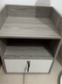 众淘床头柜卧室实木色现代简约小型带锁床头置物架简易储物床边柜子 图二款-单抽带锁 实拍图