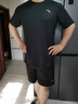 安踏【秒杀特价】冰肤凉感男子运动短袖夏季透气吸汗紧身上衣速干t恤 【冰丝速干】年代蓝-4 3XL 190 (190斤-205斤) 实拍图