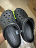 CROCS卡骆驰洞洞鞋贝雅洞洞鞋轻便运动鞋耐磨一脚蹬拖鞋休闲鞋|10126 黑色-001 36 /37(220mm) 实拍图