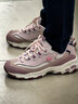 斯凯奇（Skechers）七夕女鞋缓震舒适运动鞋厚底休闲鞋增高老爹鞋149589 豆沙色/多彩色/MVMT 37 【正码正拍】 实拍图