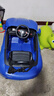 米蚁（MiYi）【1.15米加长版】儿童电动车四轮汽车可坐人遥控小孩宝宝玩具童车 双驱蓝+大电瓶+手机遥控+软皮座 实拍图