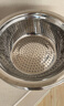 京东京造304不锈钢洗菜盆 加大加厚调料腌肉盆沥水盆和面盆套装 三件套 实拍图