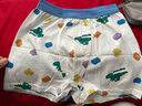 全棉时代儿童纯棉内裤不夹PP不勒肚 2条装 和平蓝+乐高恐龙 120  实拍图