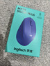 罗技（Logitech）M330 静音鼠标 无线鼠标 办公鼠标 右手鼠标 蓝色 带无线2.4G接收器 实拍图