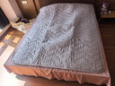 富安娜家纺床垫保护垫 可水洗A类大豆床褥可折叠榻榻米防脏褥1.2米床白 实拍图
