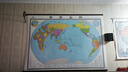 【升级版 整张无拼接】2026世界地图挂图 第五版 高档仿红木杆 超大尺寸2米*1.5米 大型办公室 会议室挂图挂画背景墙面装饰 实拍图