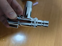 九牧（JOMOO）洗衣机角阀龙头水嘴不锈钢4分卡扣螺纹接口银色74112-784/1C-1 实拍图
