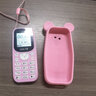 皓轩迷你学生手机戒网瘾机男女款全网通儿童初高中生只接打电话老人机 熊掌粉【手机壳/挂线】 4G全网通 【16GB内存】 实拍图