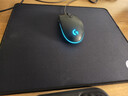 罗技（G）游戏电竞鼠标垫布面中小号办公细面加厚锁边鼠标垫 大G游戏鼠标垫(340*280*4mm) 实拍图